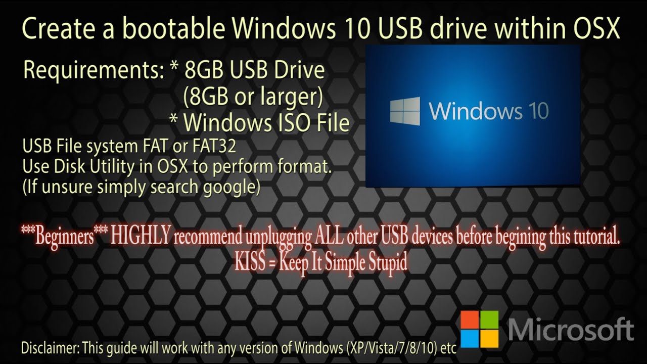 create bootable usb mac for windows